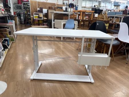 Bauhutte (バウヒュッテ) ゲーミングデスク ナチュラル×ホワイト 429