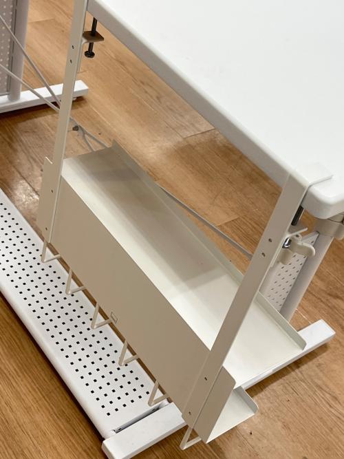 Bauhutte (バウヒュッテ) ゲーミングデスク ナチュラル×ホワイト 429 BHD-1200M