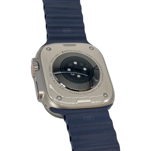Apple Apple Watch ULTRA2 チタン+セラミックケース 箱無し・充電器付 MX4D3J/A GPS+Cellularモデル ケースサイズ:49㎜ 〇 バッテリー:Sランク(100%) 程度:Aランク CJR6G2YW9V