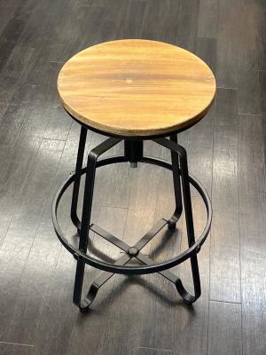 カウンタースツール 昇降式 木製