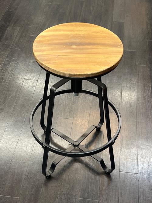 カウンタースツール 昇降式 木製