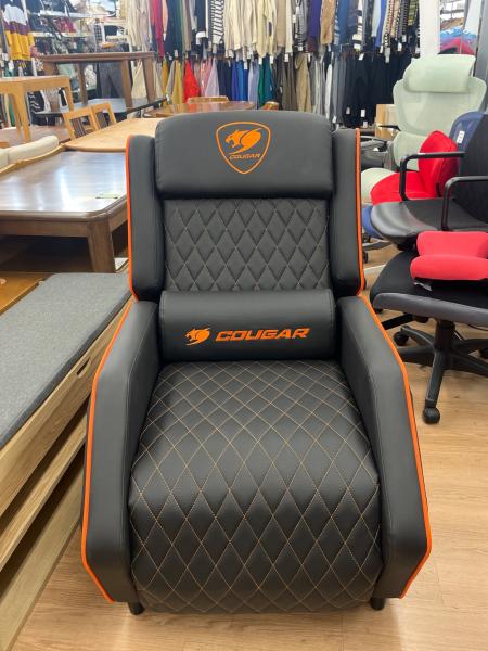 Cougar (クーガ) ゲーミングソファ ブラック×オレンジ 93 合皮 RANGER