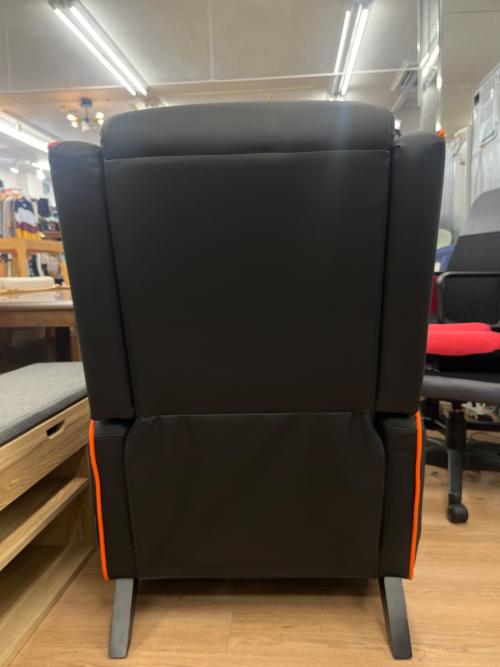 Cougar (クーガ) ゲーミングソファ ブラック×オレンジ 93 合皮 RANGER