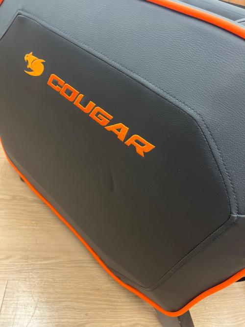 Cougar (クーガ) ゲーミングソファ ブラック×オレンジ 93 合皮 RANGER