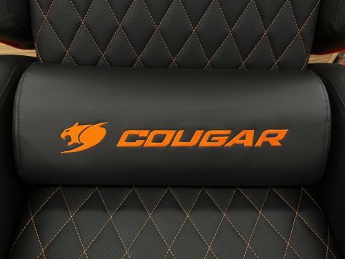 Cougar (クーガ) ゲーミングソファ ブラック×オレンジ 93 合皮 RANGER