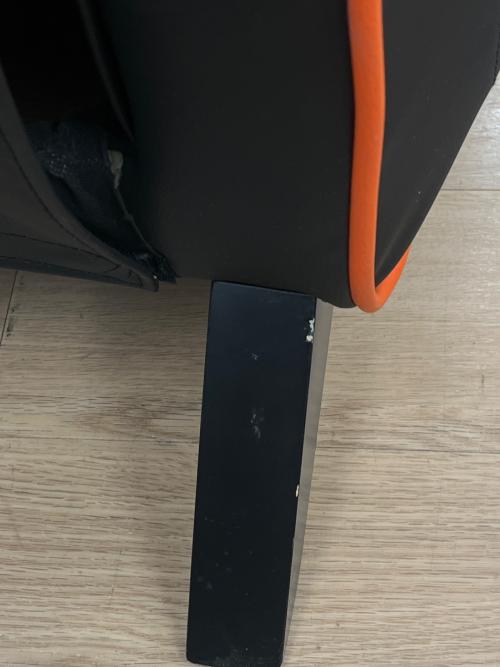 Cougar (クーガ) ゲーミングソファ ブラック×オレンジ 93 合皮 RANGER