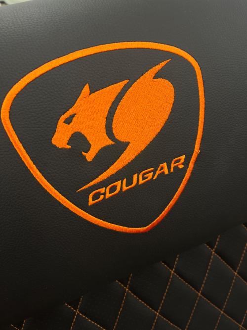 Cougar (クーガ) ゲーミングソファ ブラック×オレンジ 93 合皮 RANGER