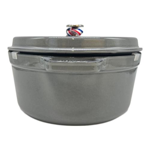 Staub (ストウブ) ピコ ココット ラウンド 26cm スチーマーセット ベタツキ有 1004358/40510-605-0