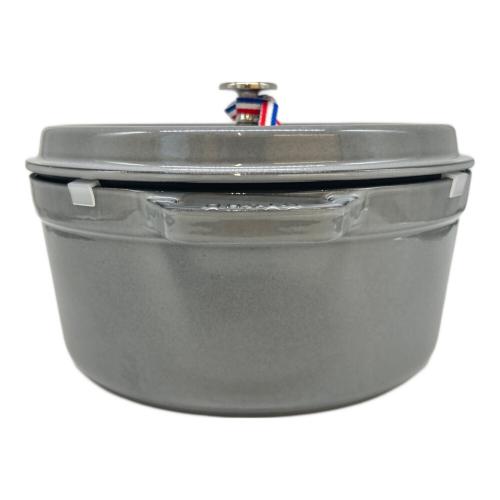 Staub (ストウブ) ピコ ココット ラウンド 26cm スチーマーセット ベタツキ有 1004358/40510-605-0