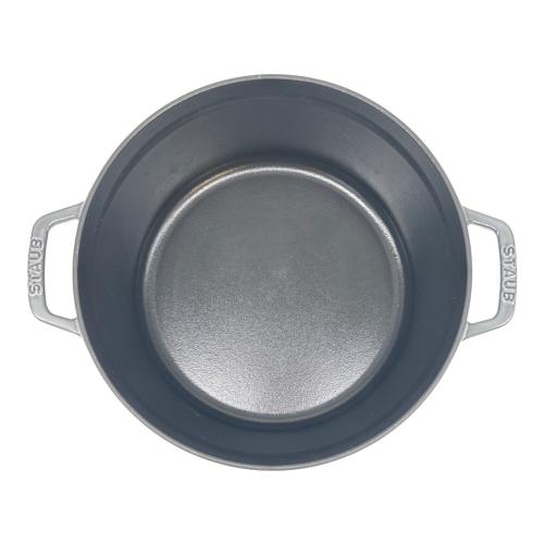 Staub (ストウブ) ピコ ココット ラウンド 26cm スチーマーセット ベタツキ有 1004358/40510-605-0