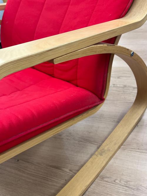 IKEA (イケア) ポエングアームチェア 22417 レッド｜トレファクONLINE