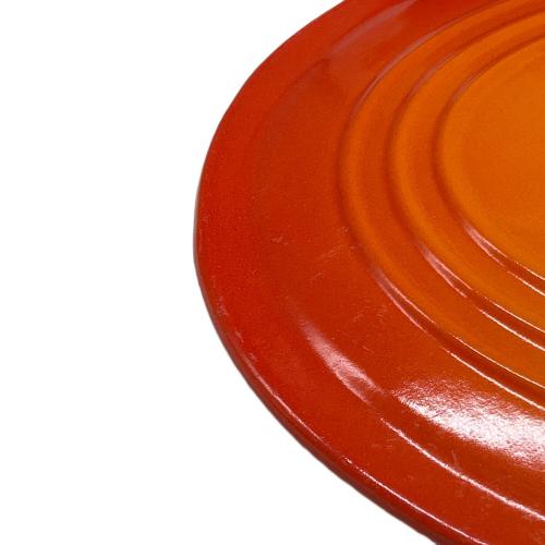 LE CREUSET (ルクルーゼ) 両手鍋 25CM オレンジ ココット・オーバル