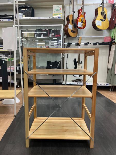 無印良品　ラック　ナチュラル【トレファク上福岡】 無印良品 (ムジルシリョウヒン) オープンラック ナチュラル 5段 パイン