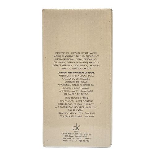 Calvin Klein (カルバンクライン) オードトワレ 100ml シーケーワン