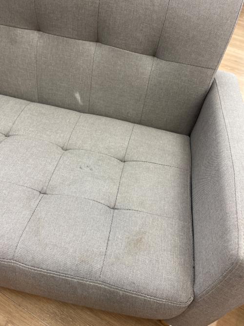 2人掛けソファー グレー