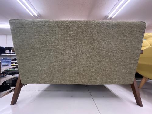 東谷 (アズマヤ) 2人掛けソファー グリーン×ブラウン