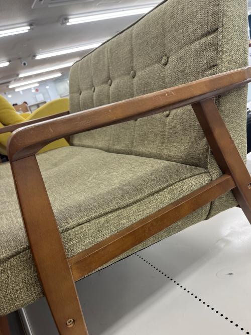 東谷 (アズマヤ) 2人掛けソファー グリーン×ブラウン