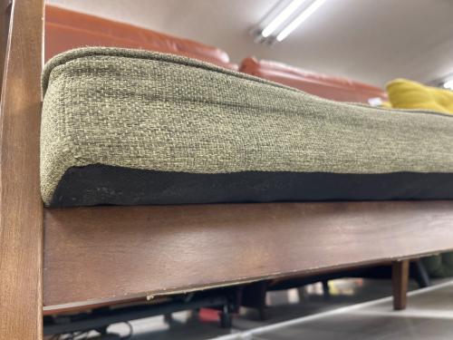 東谷 (アズマヤ) 2人掛けソファー グリーン×ブラウン