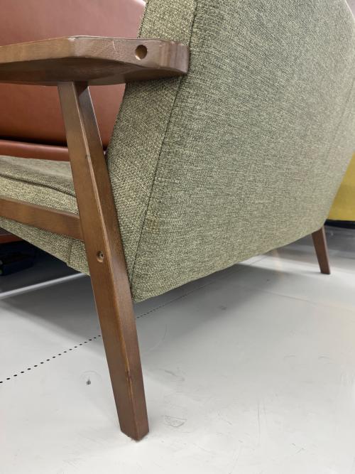 東谷 (アズマヤ) 2人掛けソファー グリーン×ブラウン