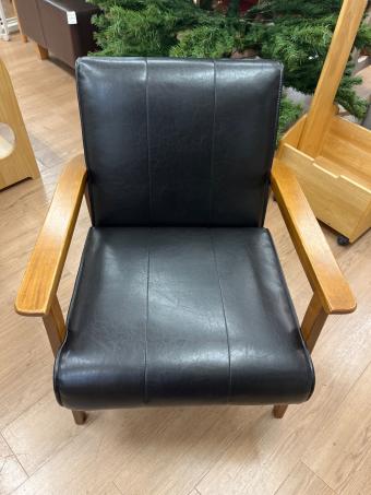 1人掛けソファー ブラック