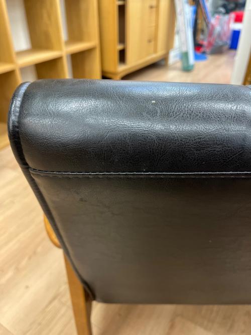 1人掛けソファー ブラック