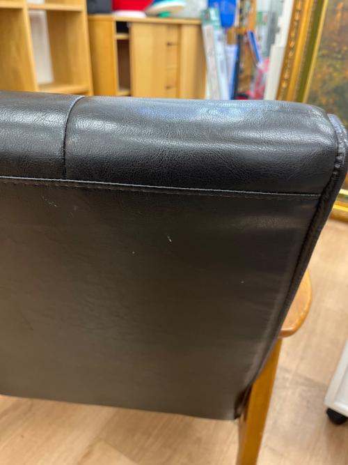 1人掛けソファー ブラック