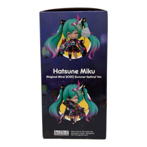 初音ミク (ハツネミク) マジカルミライ 2020 夏祭りVer ねんどろいど フィギュア マジカルミライ 2020 in TOKYO＆GOODSMILE ONLINE SHOP限定