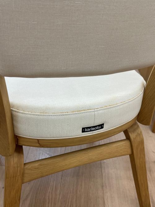 karimoku (カリモク) ダイニングチェアー 回転式 ナチュラル