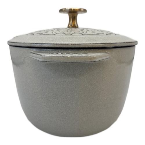 Staub (ストウブ) ホーロー両手鍋 16cm ライトグレー wa-nabe