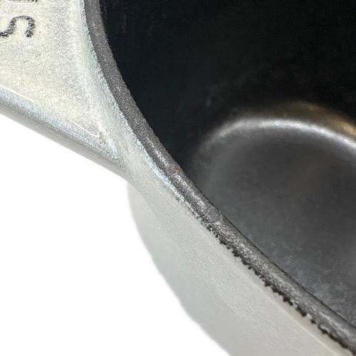 Staub (ストウブ) ホーロー両手鍋 16cm ライトグレー wa-nabe