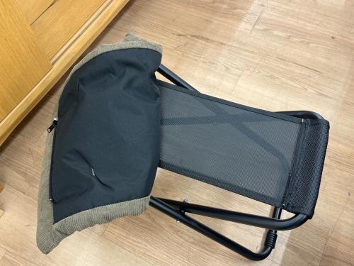 a.depeche (アデペシュ) 折りたたみチェアー カーキ×ブラック