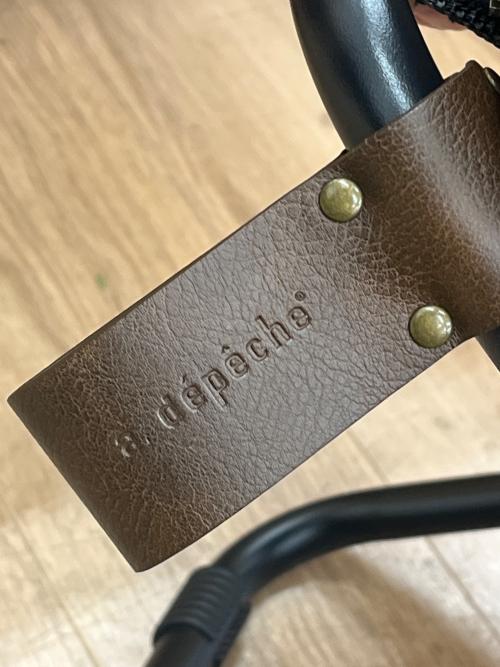 a.depeche (アデペシュ) 折りたたみチェアー カーキ×ブラック