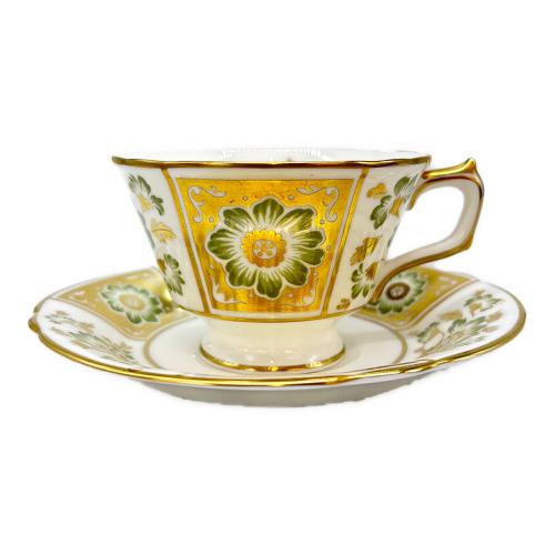 ROYAL CROWN DERBY (ロイヤルクラウンダービー) カップ&ソーサー グリーンダービーパネル