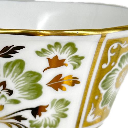 ROYAL CROWN DERBY (ロイヤルクラウンダービー) カップ&ソーサー グリーンダービーパネル