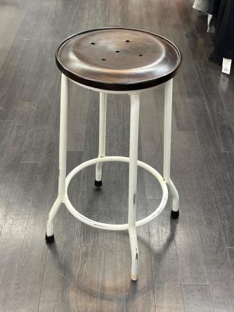 old maison (オールドメゾン) スツール ホワイト×ブラウン