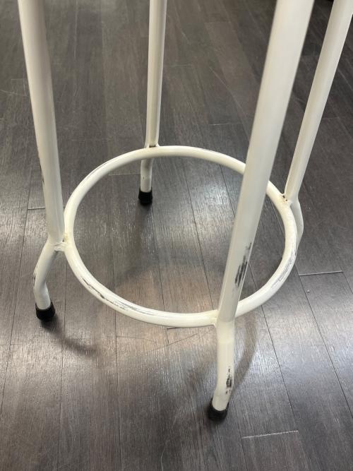 old maison (オールドメゾン) スツール ホワイト×ブラウン