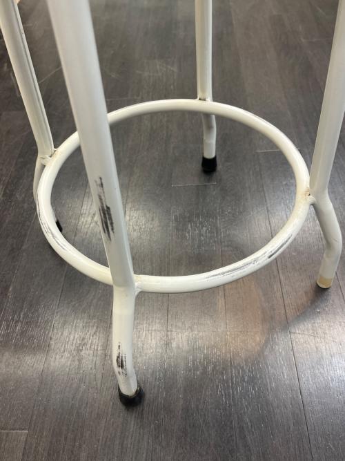 old maison (オールドメゾン) スツール ホワイト×ブラウン