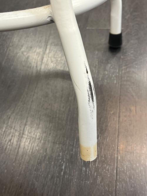 old maison (オールドメゾン) スツール ホワイト×ブラウン