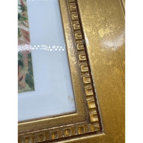 ROYAL COPENHAGEN (ロイヤル・コペンハーゲン) 陶板画 クロード・モネ 【日傘をさす女性】47/300