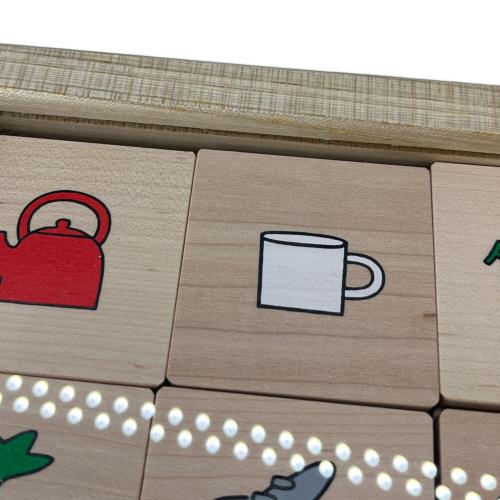 戸田デザイン研究室 Baby piece 木製ブロック 72ピース STマークあり