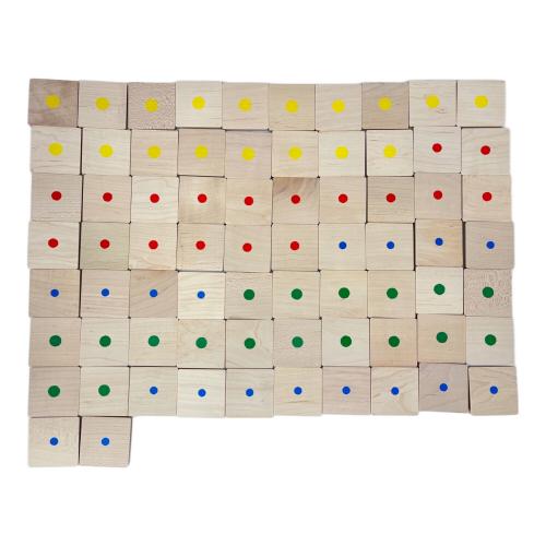 戸田デザイン研究室 Baby piece 木製ブロック 72ピース STマークあり