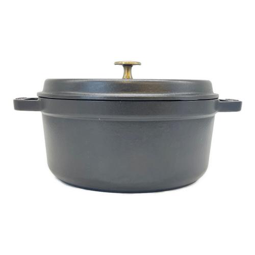 Staub (ストウブ) 両手鍋 24cm ブラック LA COCOTTE