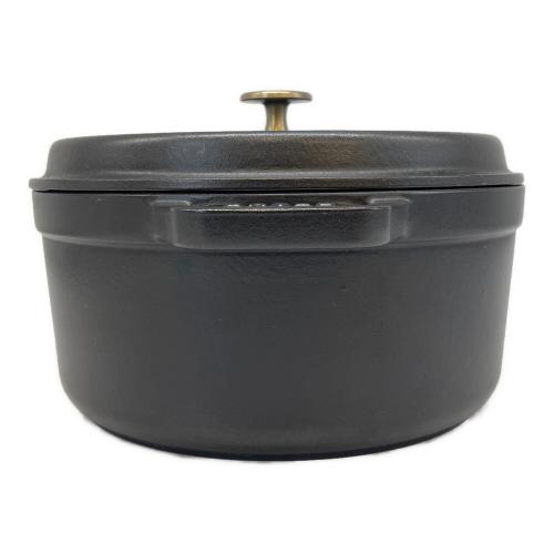 Staub (ストウブ) 両手鍋 24cm ブラック LA COCOTTE
