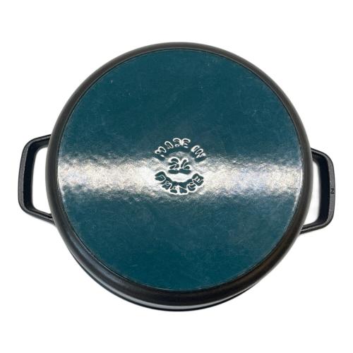 Staub (ストウブ) 両手鍋 24cm ブラック LA COCOTTE