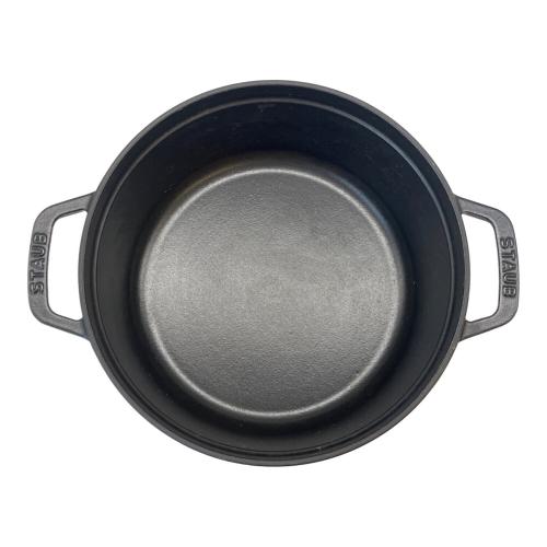 Staub (ストウブ) 両手鍋 24cm ブラック LA COCOTTE