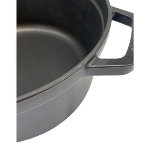 Staub (ストウブ) 両手鍋 24cm ブラック LA COCOTTE