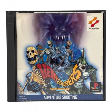 【希少/非売品】PS　コナミベストコレクション　96冬～97春版　KONAMI コナミ ヘンリーエクスプローラーズ Playstation用ソフト