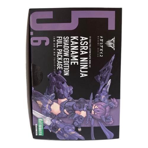 KOTOBUKIYA (コトブキヤ) メガミデバイス プラモデル アニメキャラクター 朱羅 忍者 枢 影衣 フルパッケー ASRA NINJYA KANAME SHADOW EDITION