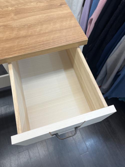 キッチンカウンター 230 ナチュラル×ホワイト