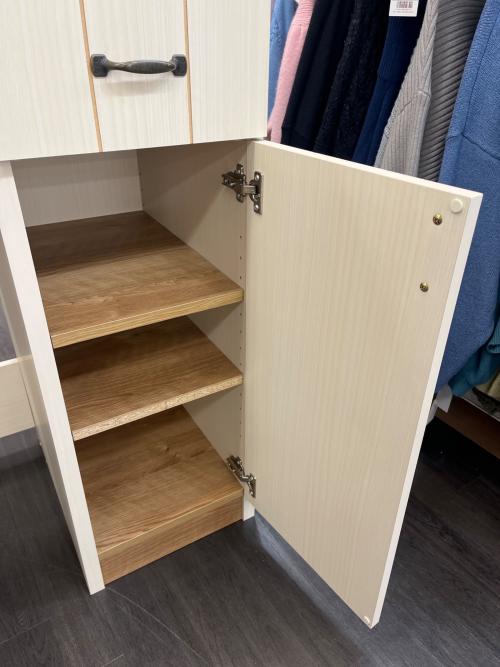 キッチンカウンター 230 ナチュラル×ホワイト